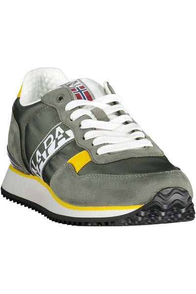 Green Polyester Sneaker