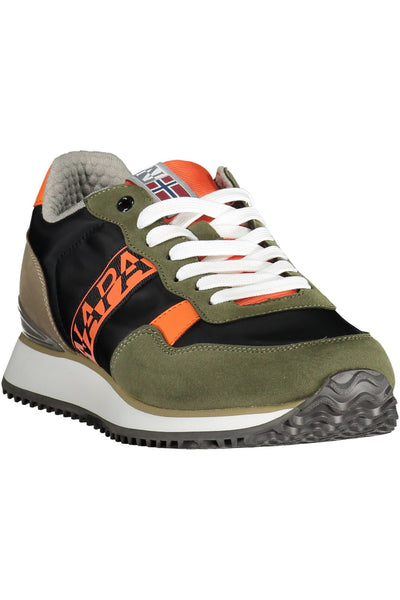 Green Polyester Sneaker