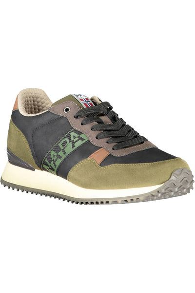 Green Polyester Sneaker