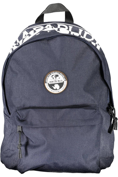 Blue Polyester Backpack