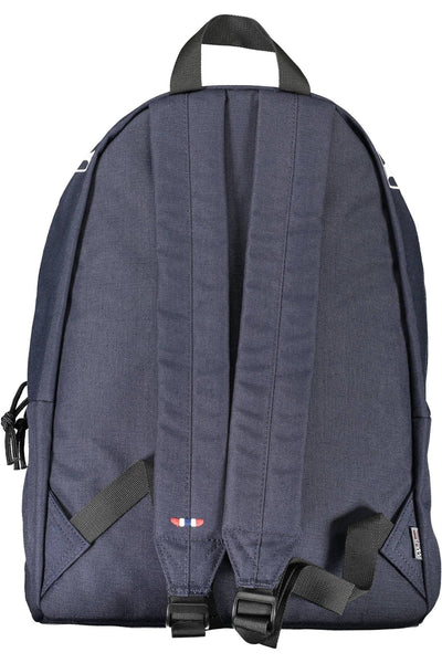 Blue Polyester Backpack