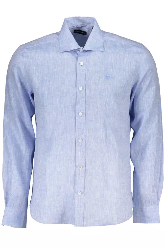 Light Blue Linen Shirt