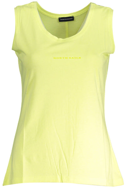 Yellow Cotton Tops & T-Shirt