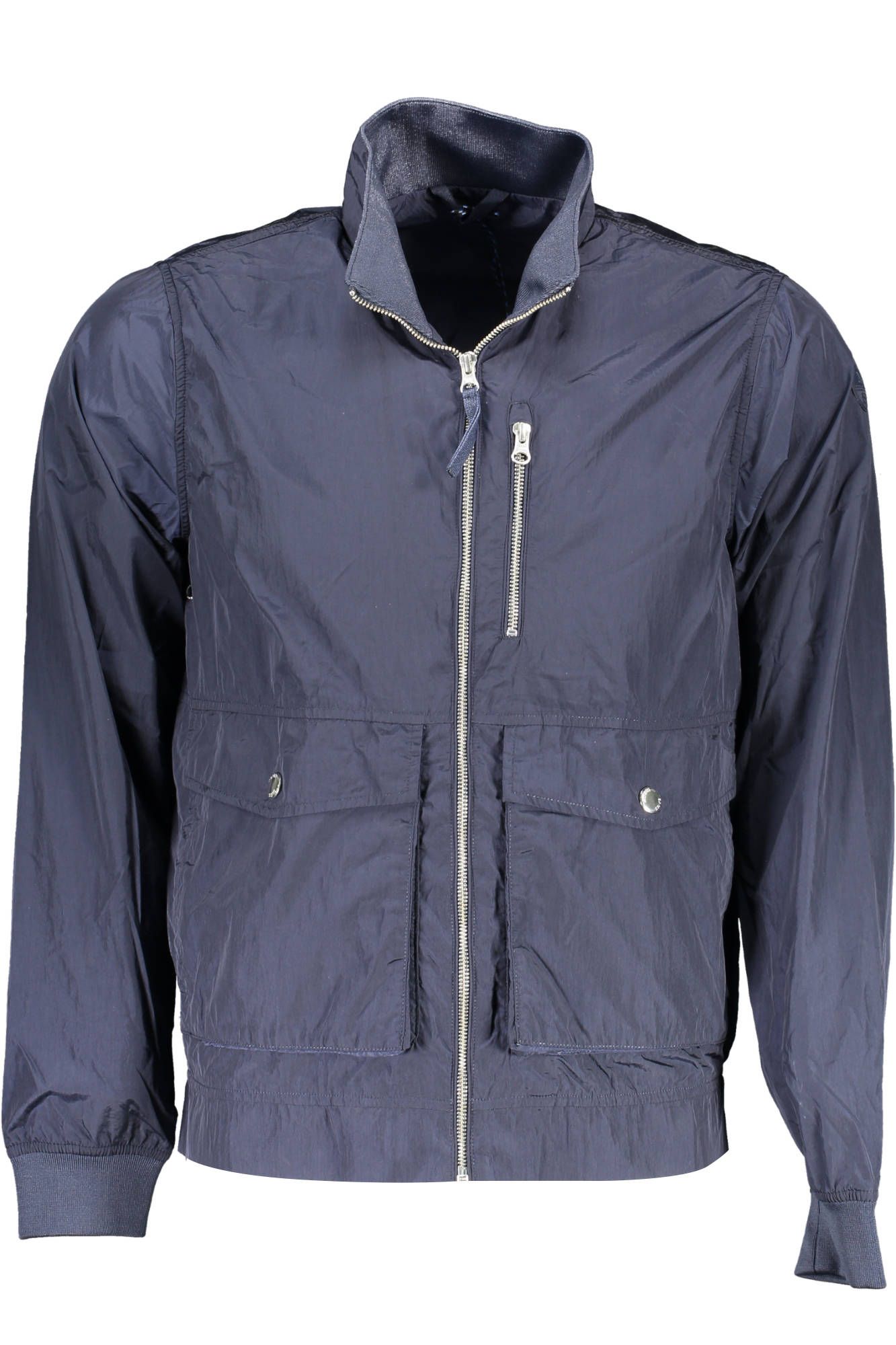 Blue Polyester Jacket