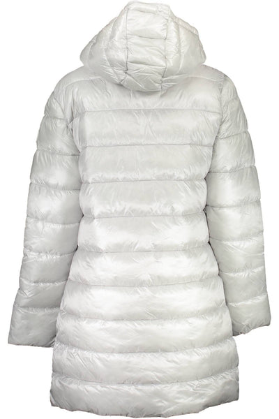 Silver Polyamide Jackets & Coat