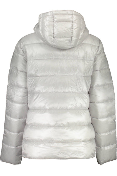 Silver Polyamide Jackets & Coat