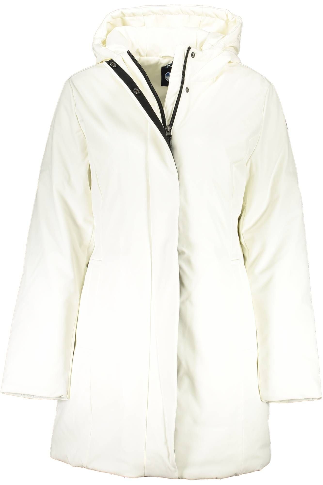 White Polyester Jackets & Coat