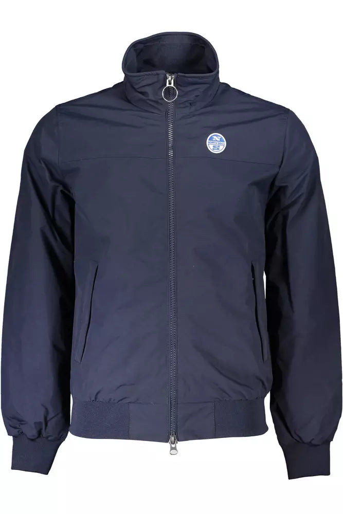 Blue Polyamide Jacket