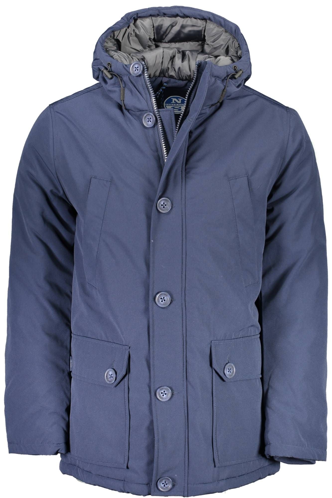 Blue Polyester Jacket