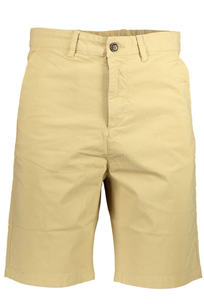 Beige Cotton Jeans & Pant