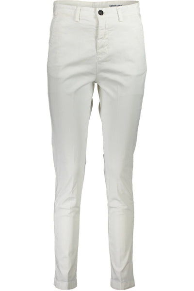 White Cotton Jeans & Pant