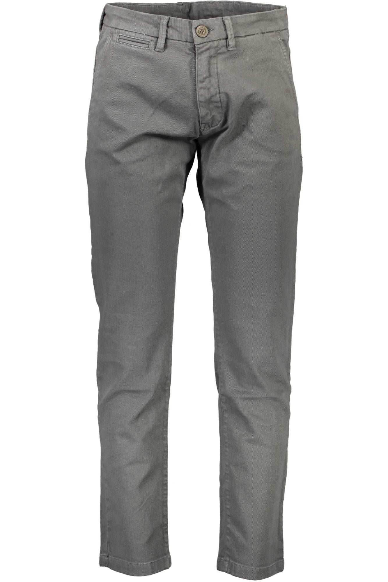 Gray Cotton Jeans & Pant