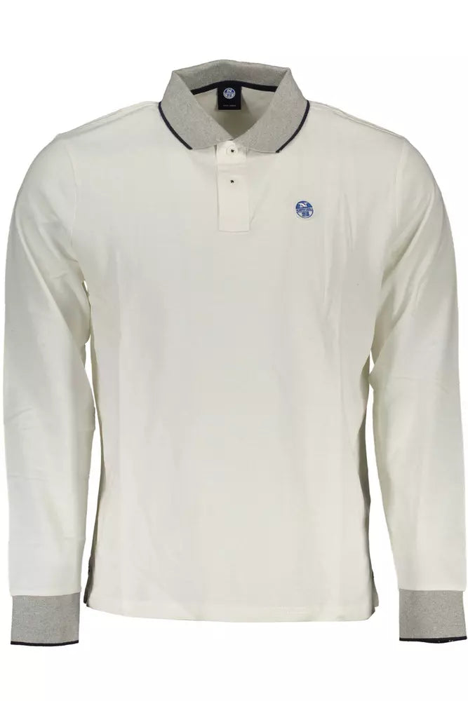 White Cotton Polo Shirt