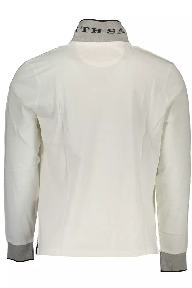 White Cotton Polo Shirt