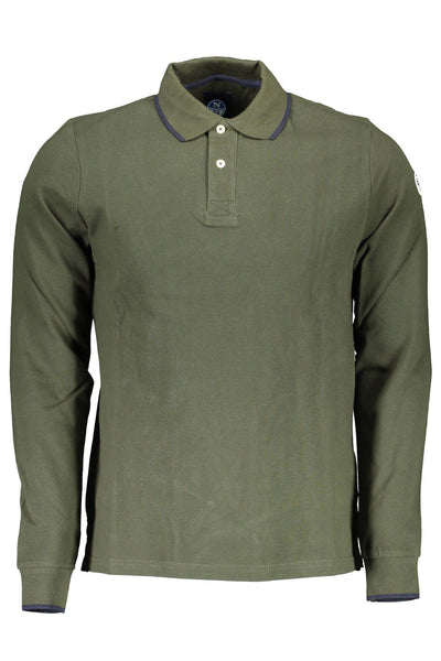 Green Cotton Polo Shirt