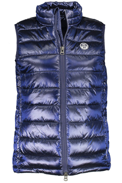 Blue Polyamide Jackets & Coat