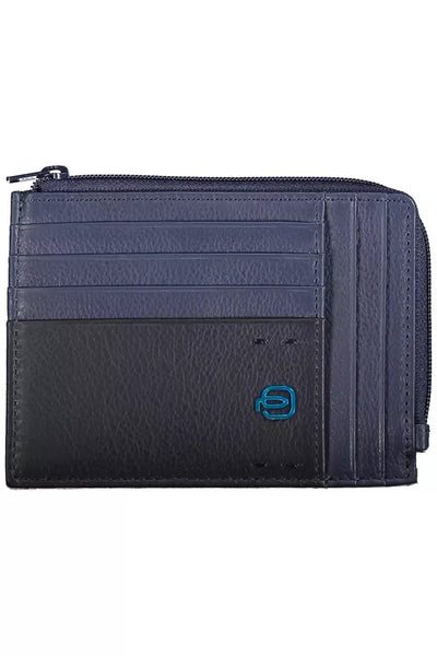 Blue Leather Wallet