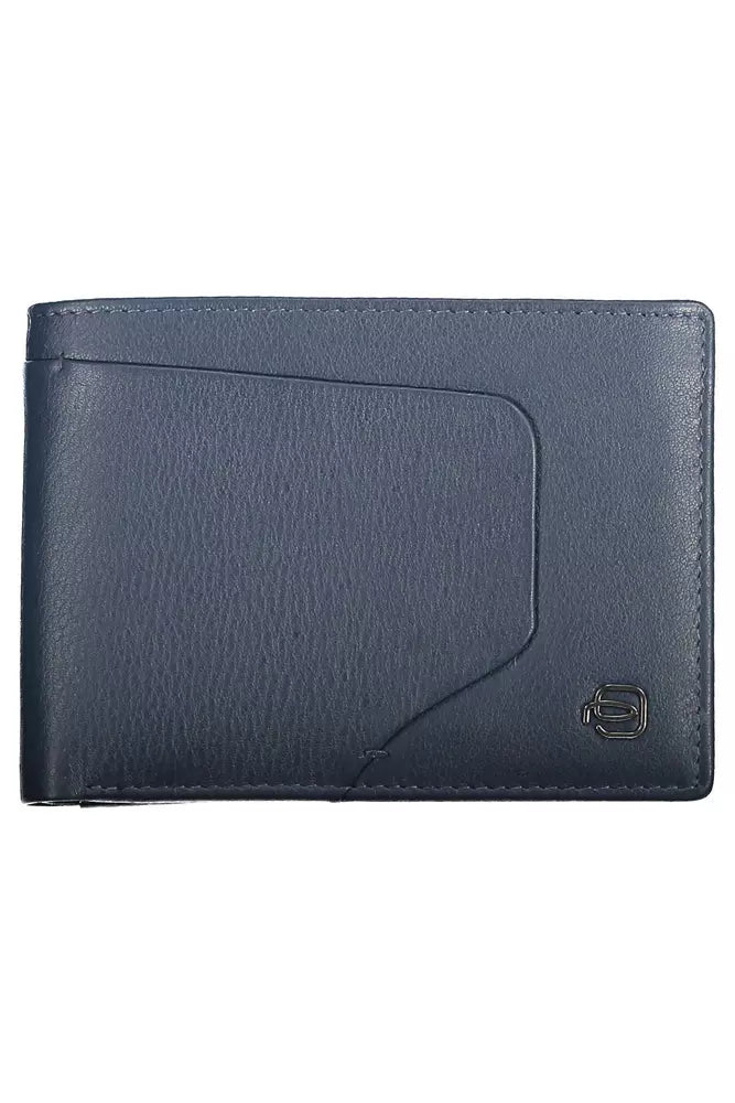 Blue Leather Wallet