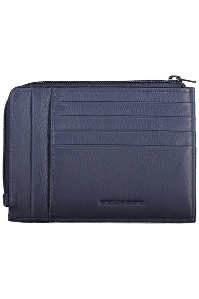 Blue Leather Wallet