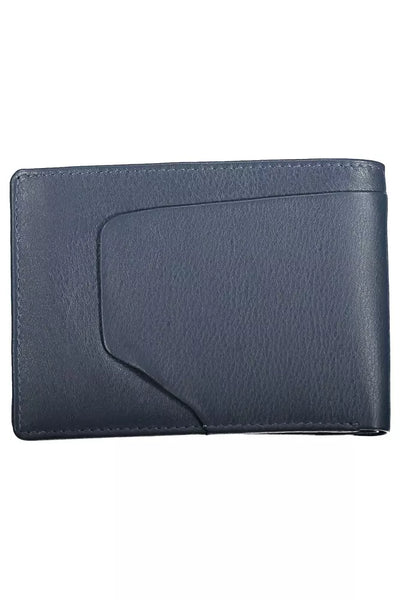 Blue Leather Wallet