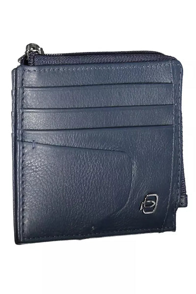 Blue Leather Wallet