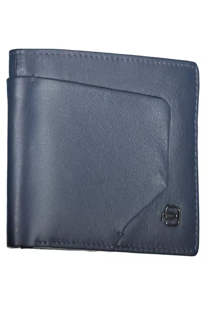 Blue Leather Wallet