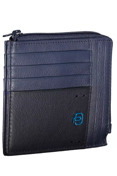 Blue Leather Wallet