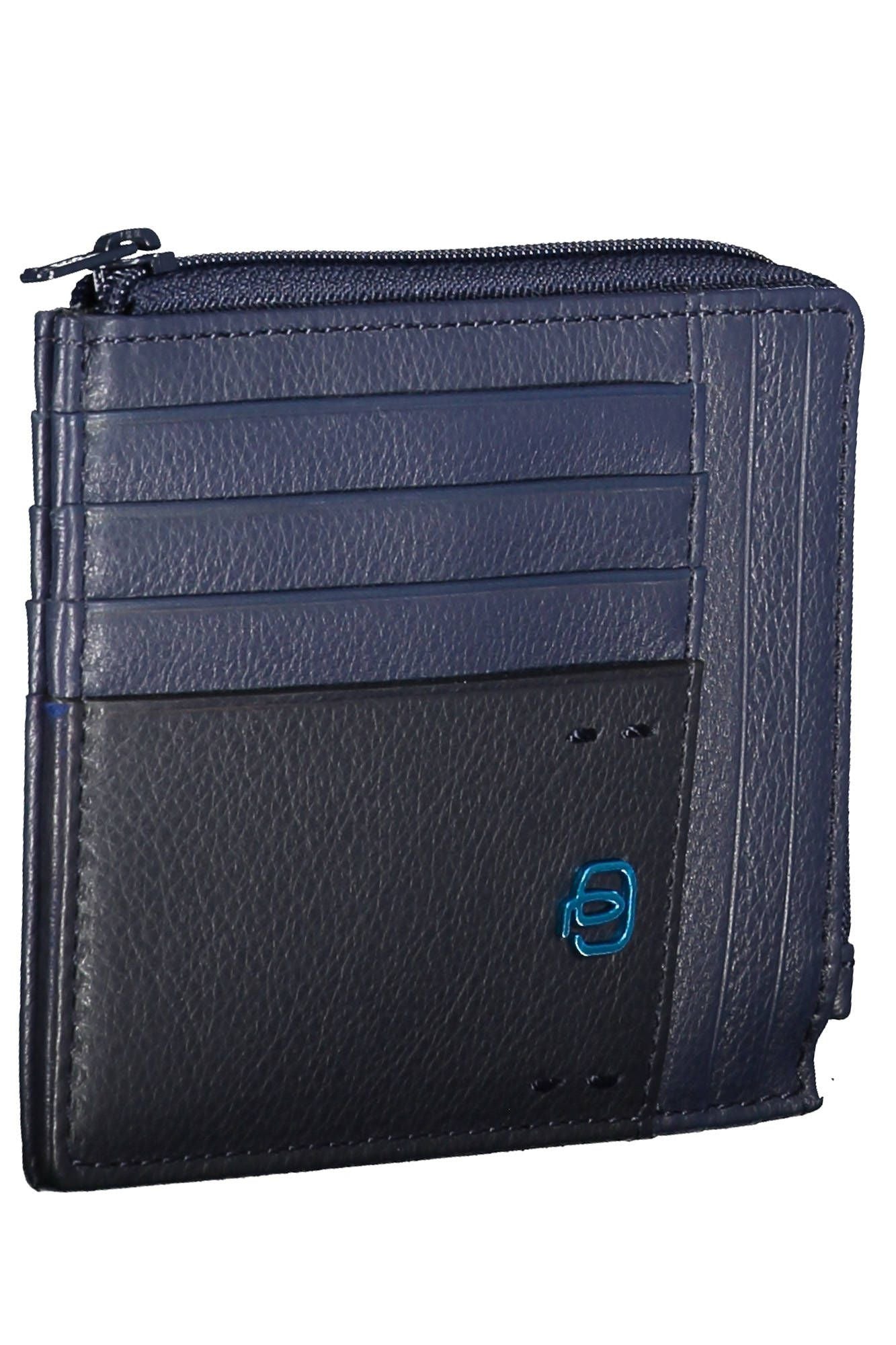 Blue Leather Wallet