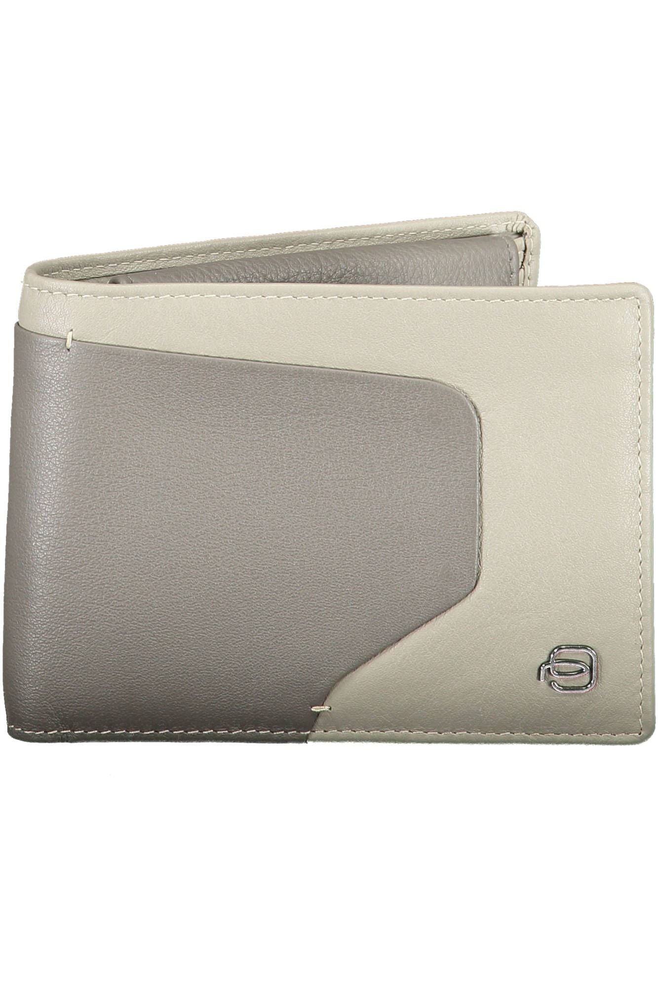 Gray Leather Wallet