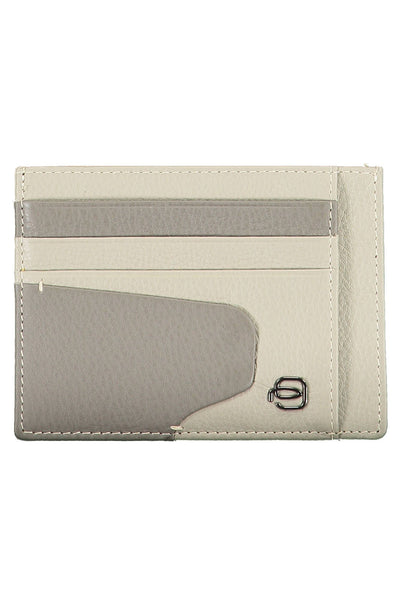 Gray Leather Wallet