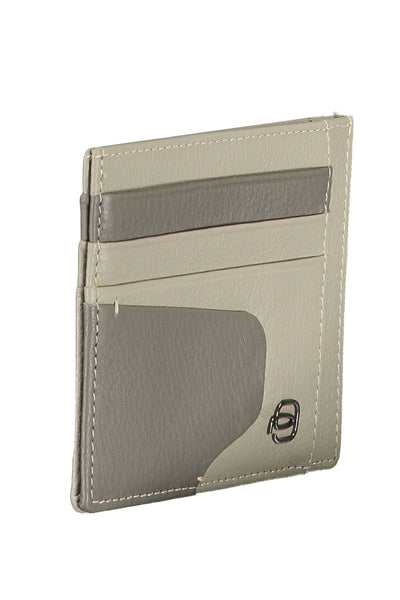 Gray Leather Wallet