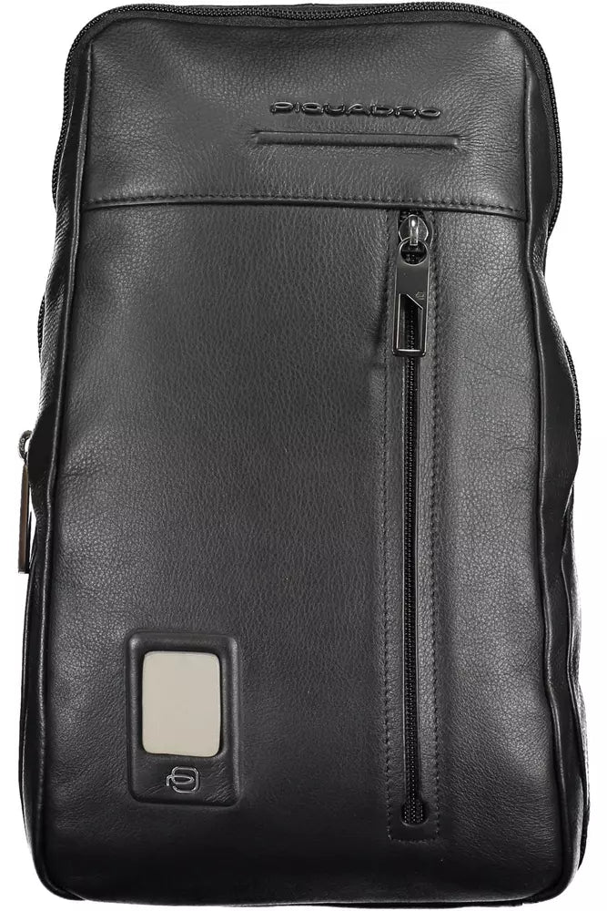 Black Leather Shoulder Bag