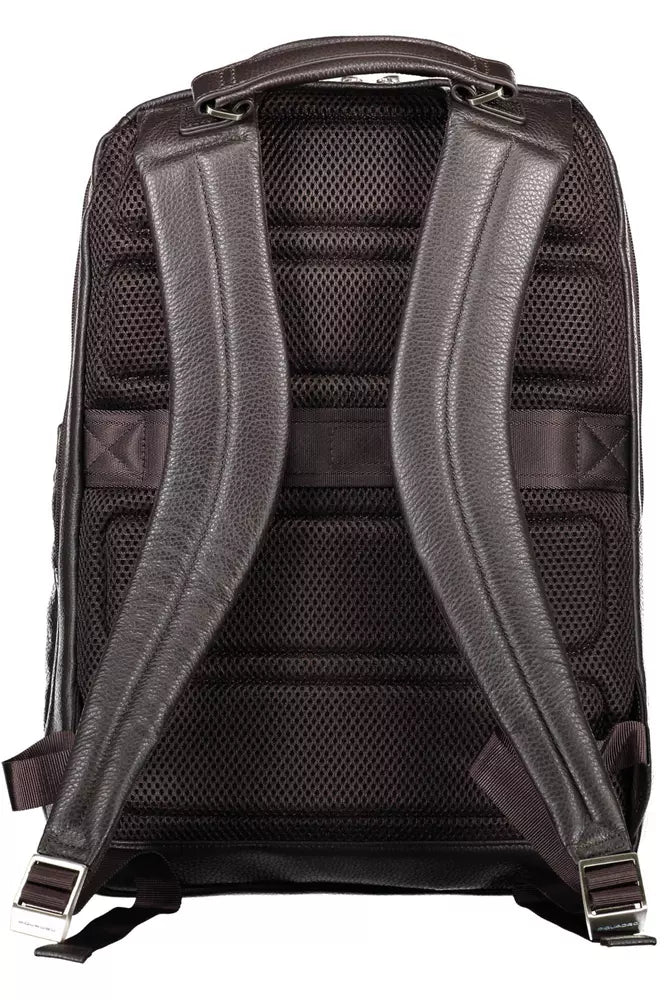 Brown Nylon Backpack