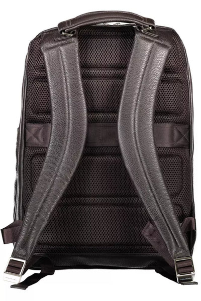 Brown Nylon Backpack