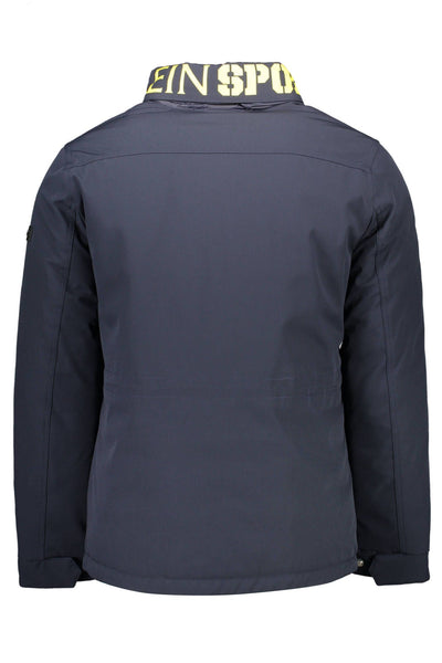 Blue Polyester Jacket