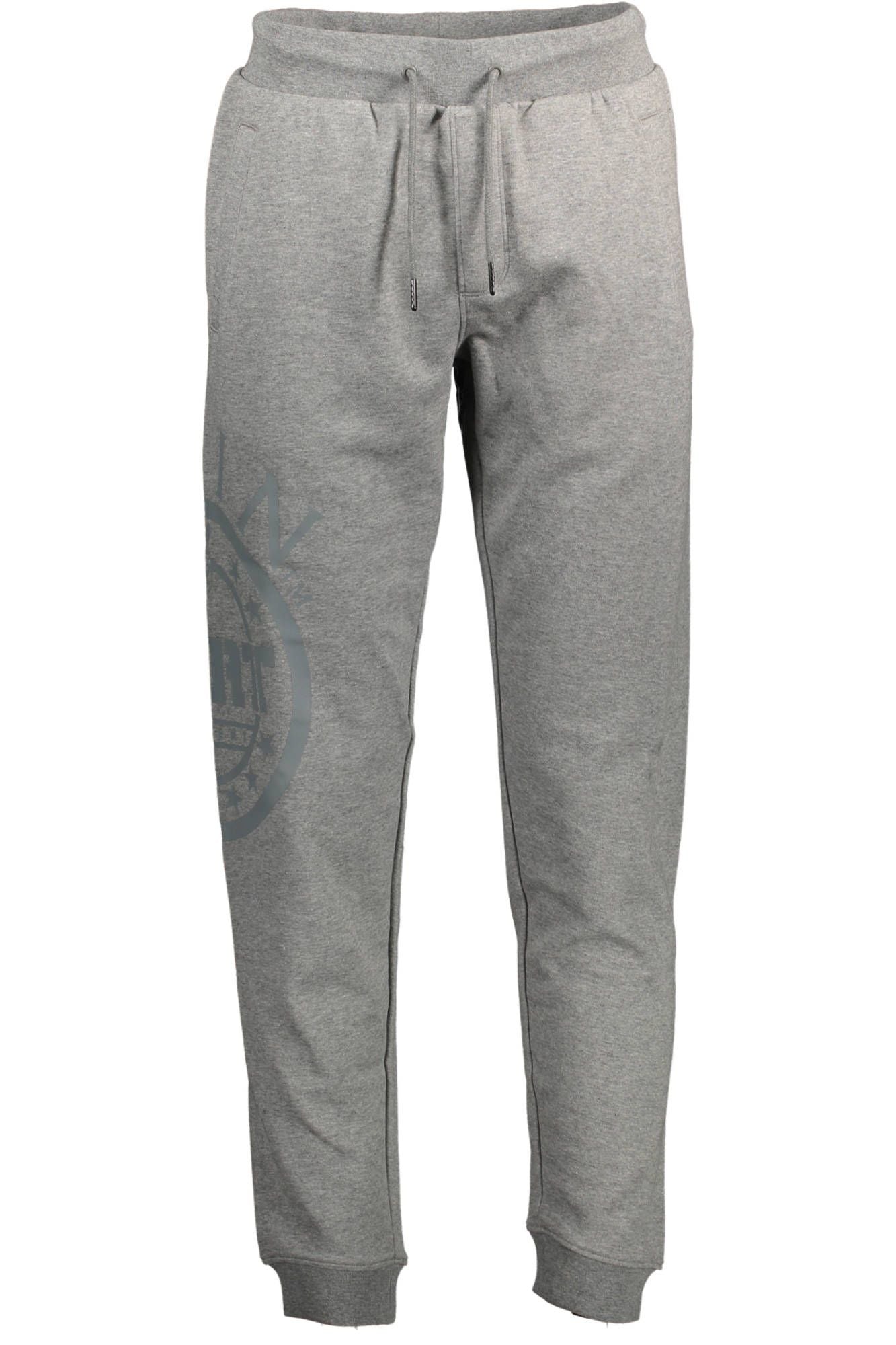 Gray Cotton Jeans & Pant