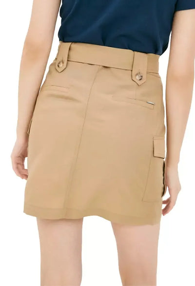 Brown Lyocell Skirt