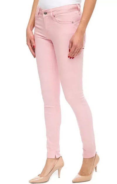 Pink Cotton Jeans & Pant