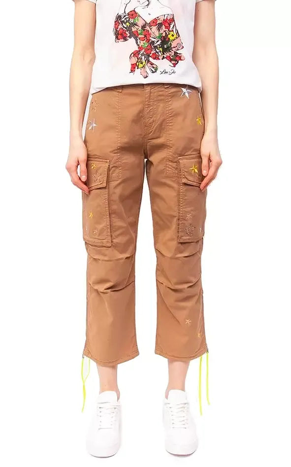 Brown Cotton Jeans & Pant