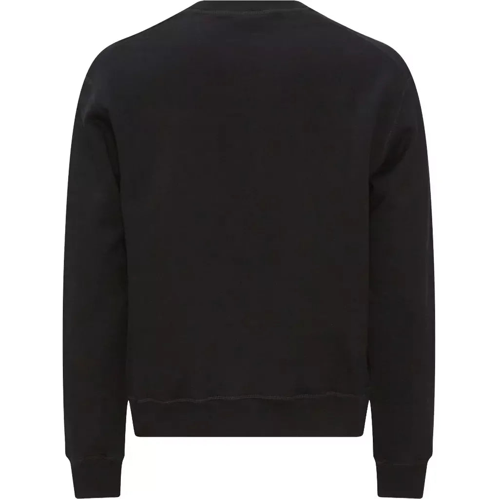 Black Cotton Sweater