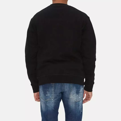 Black Cotton Sweater