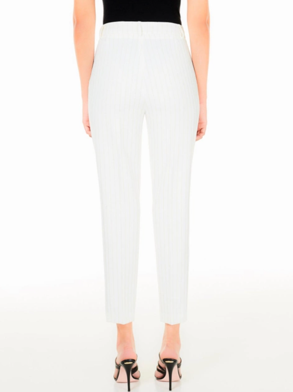 White Polyester Jeans & Pant