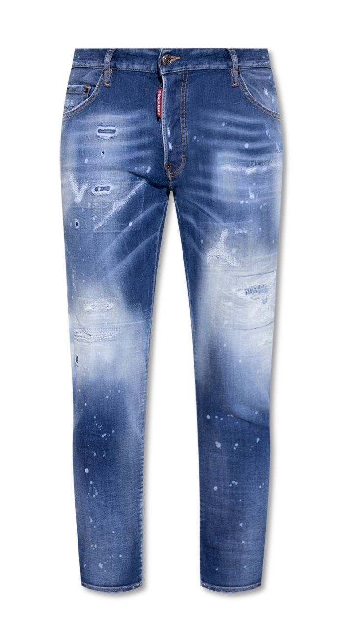 Blue Cotton Jeans & Pant