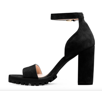 Black Leather Sandal