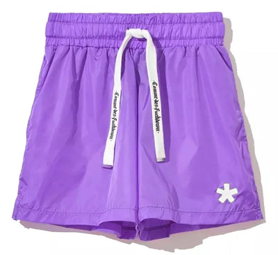 Purple Nylon Short