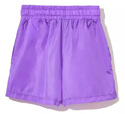 Purple Nylon Short