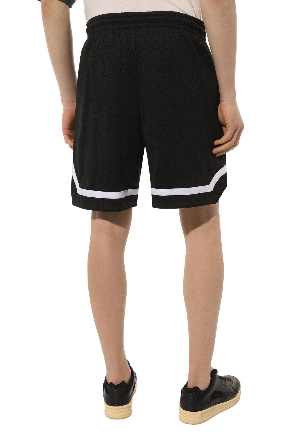 Black Polyester Short