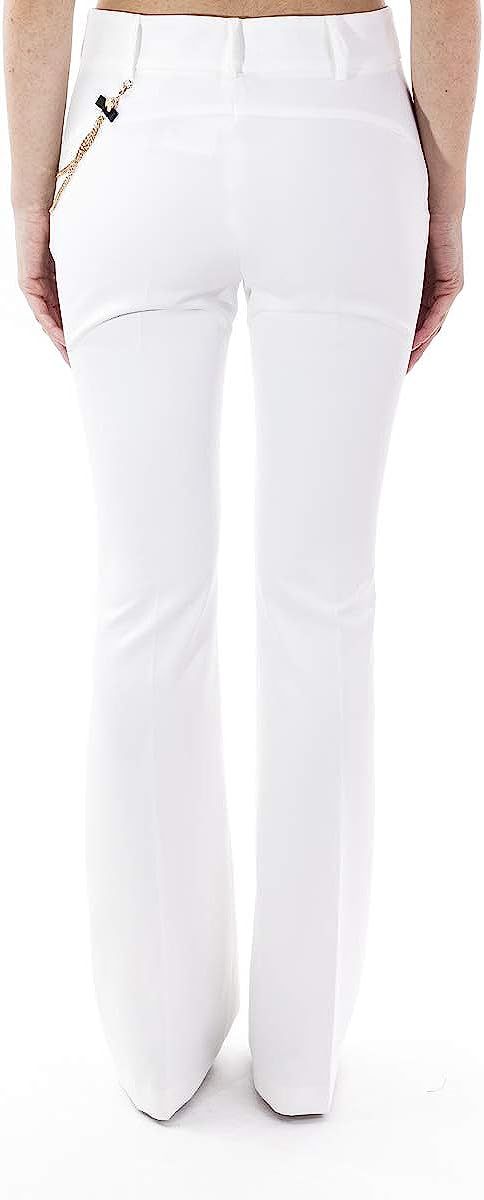 White Polyester Jeans & Pant