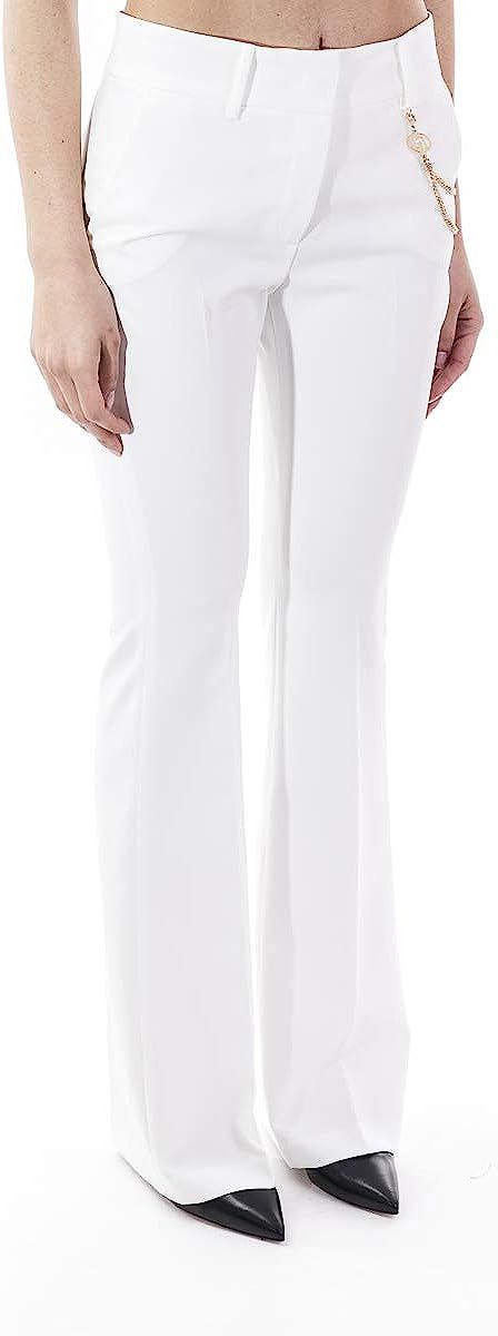 White Polyester Jeans & Pant