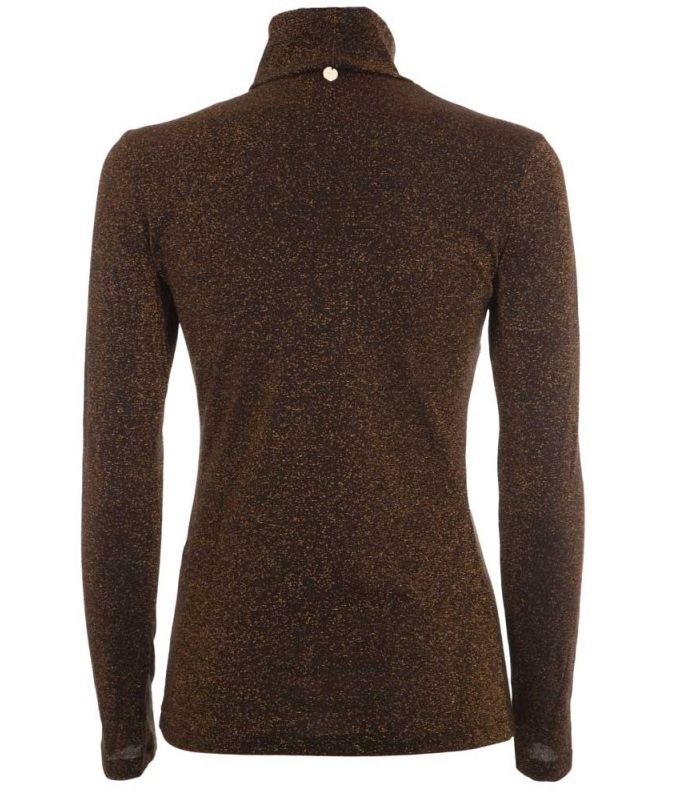 Brown Polyester Sweater